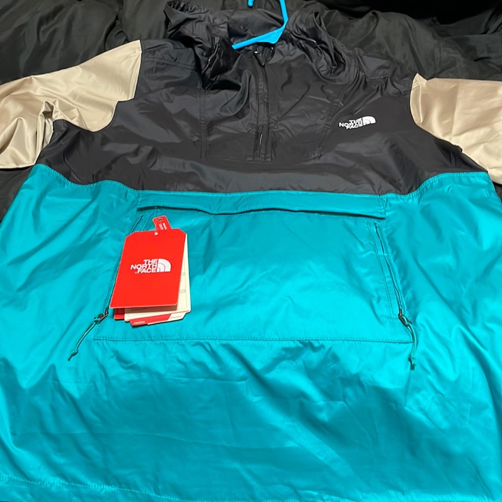 The North face windbreaker hoodie
